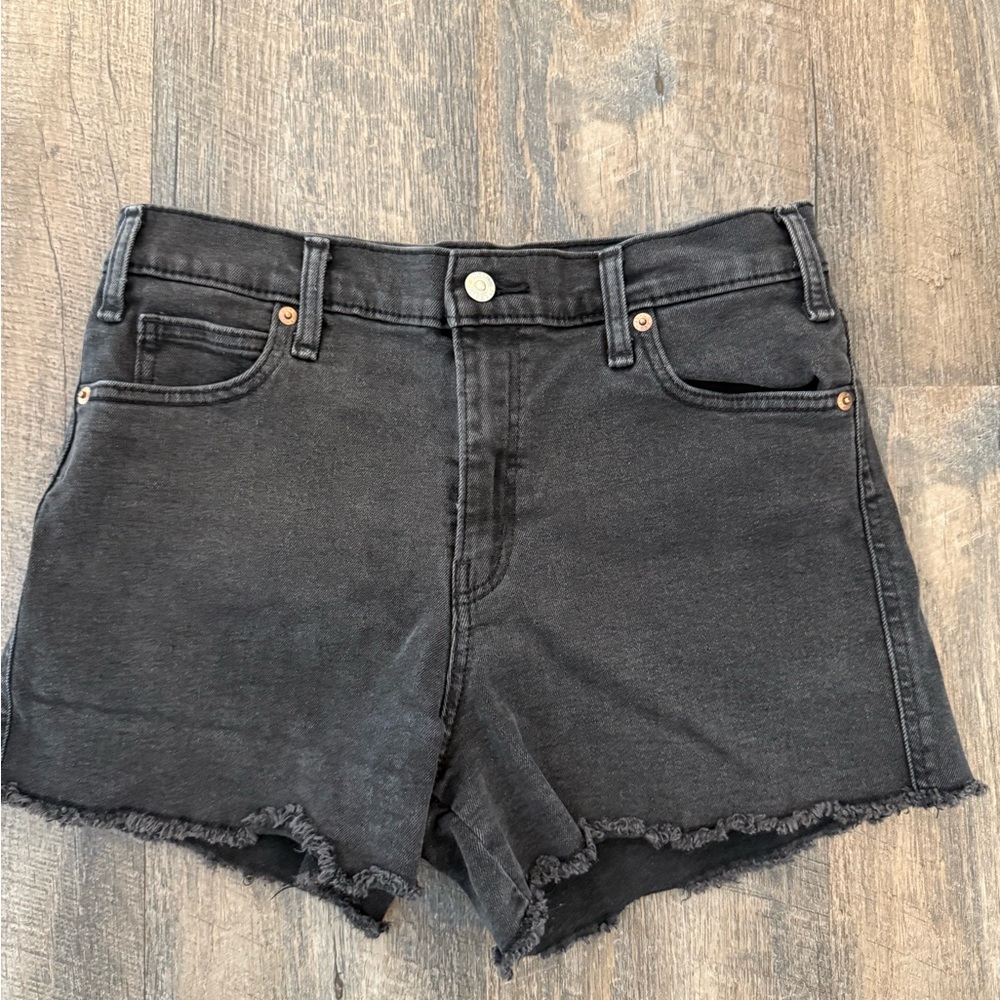 Signature by Levi Strauss Dark Gray/Black Jean Shorts